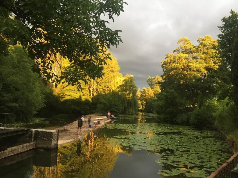 Вилла Magnifique Moulin Proche Chablis, Jacuzzi Et Riviere Annay-sur-Serein Экстерьер фото