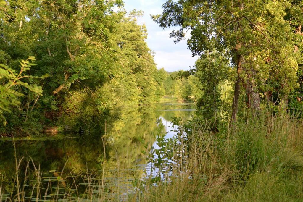 Вилла Magnifique Moulin Proche Chablis, Jacuzzi Et Riviere Annay-sur-Serein Экстерьер фото