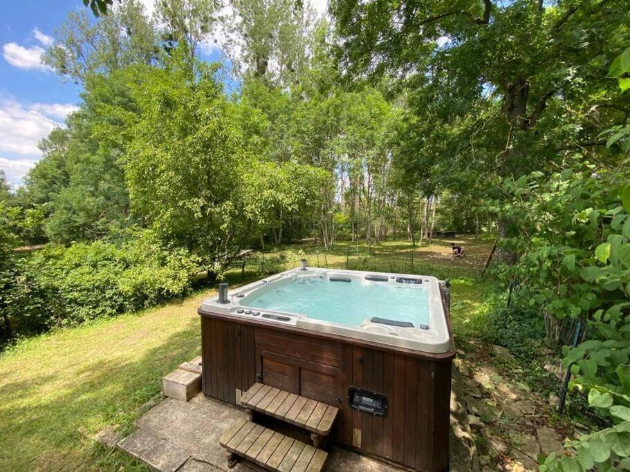 Вилла Magnifique Moulin Proche Chablis, Jacuzzi Et Riviere Annay-sur-Serein Экстерьер фото