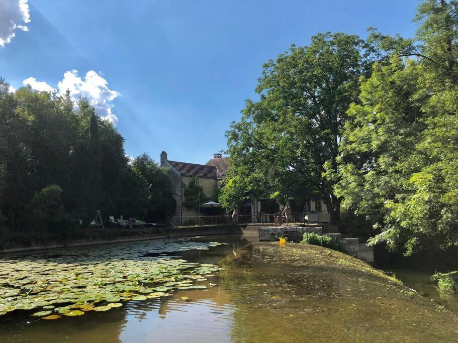 Вилла Magnifique Moulin Proche Chablis, Jacuzzi Et Riviere Annay-sur-Serein Экстерьер фото
