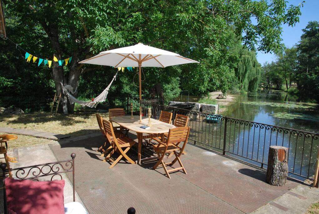 Вилла Magnifique Moulin Proche Chablis, Jacuzzi Et Riviere Annay-sur-Serein Экстерьер фото