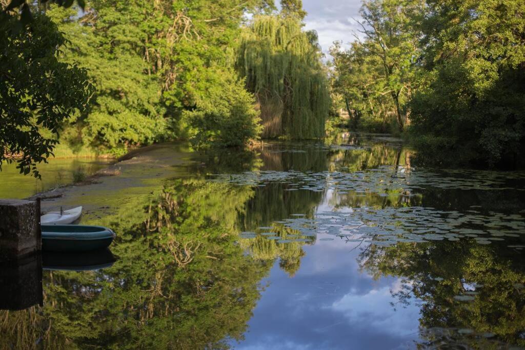 Вилла Magnifique Moulin Proche Chablis, Jacuzzi Et Riviere Annay-sur-Serein Экстерьер фото