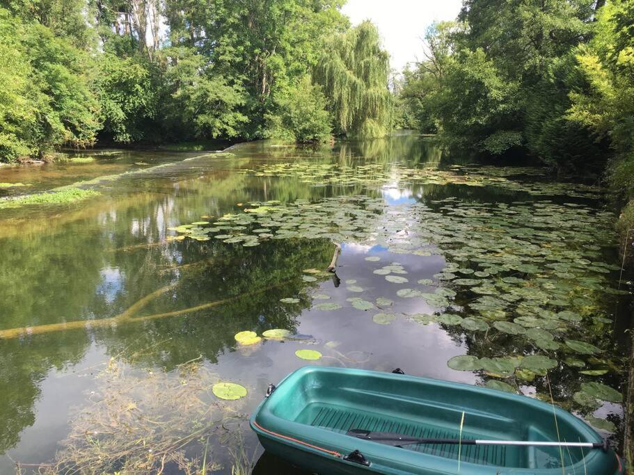Вилла Magnifique Moulin Proche Chablis, Jacuzzi Et Riviere Annay-sur-Serein Экстерьер фото