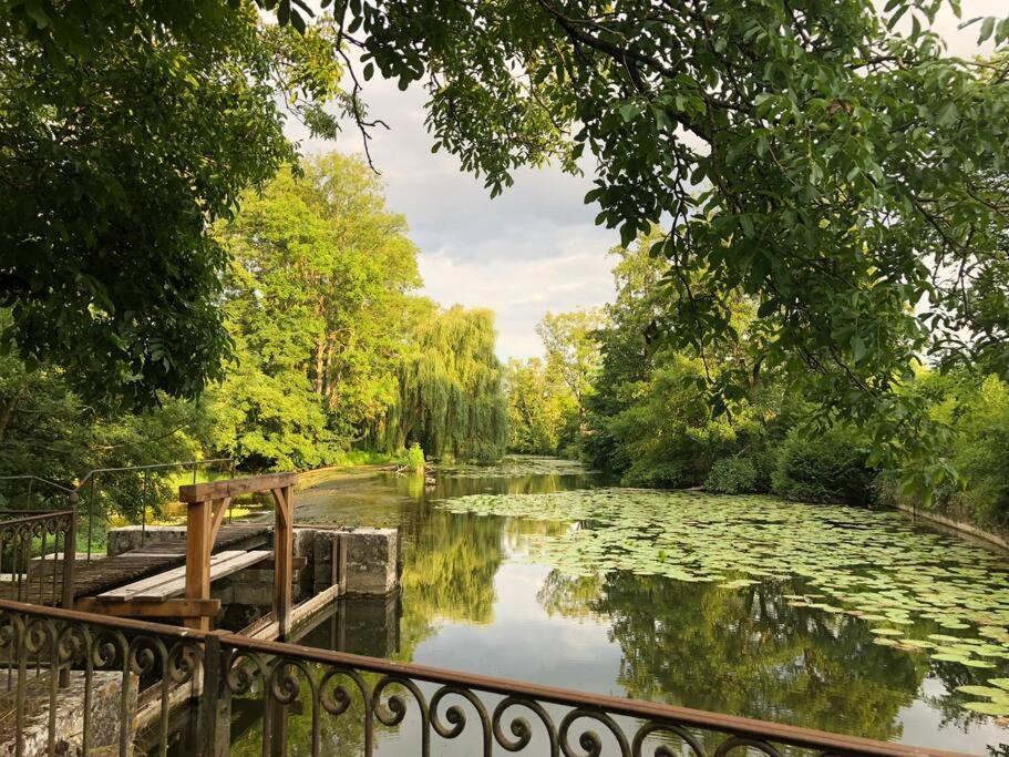 Вилла Magnifique Moulin Proche Chablis, Jacuzzi Et Riviere Annay-sur-Serein Экстерьер фото